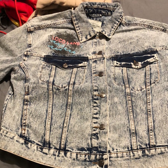 Ashley vintage charm denim acid wash JACKET - Picture 4 of 4